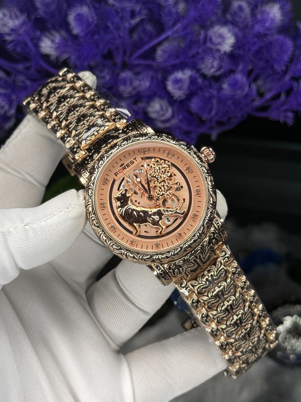 Forest Luxury Tiger Skeleton