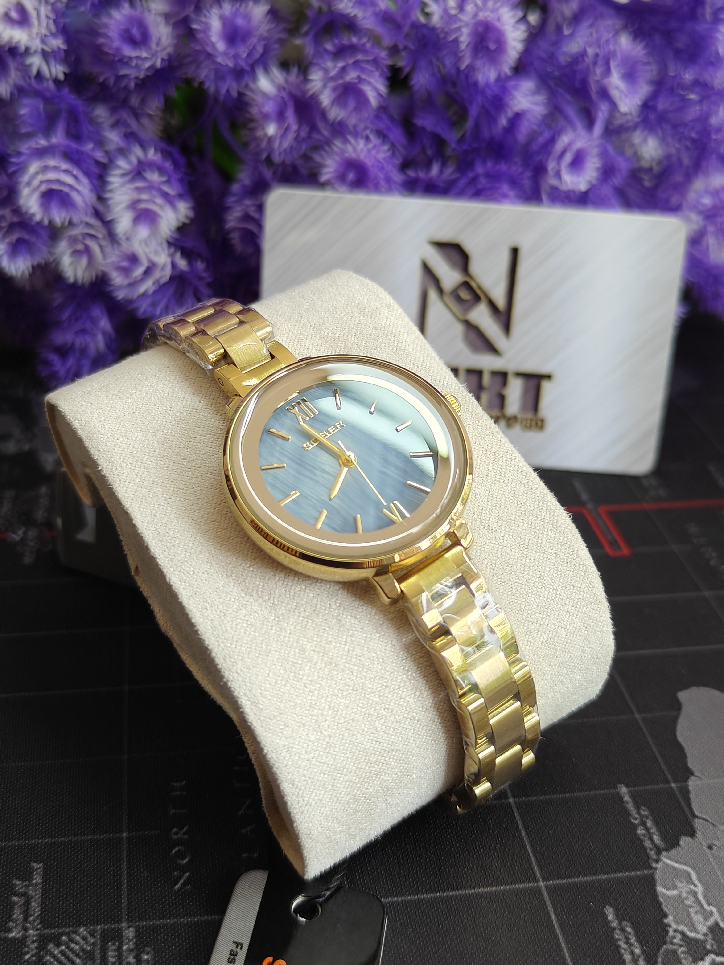 SOBER Classic Gold Dial Women’s Watch – Quartz Analog