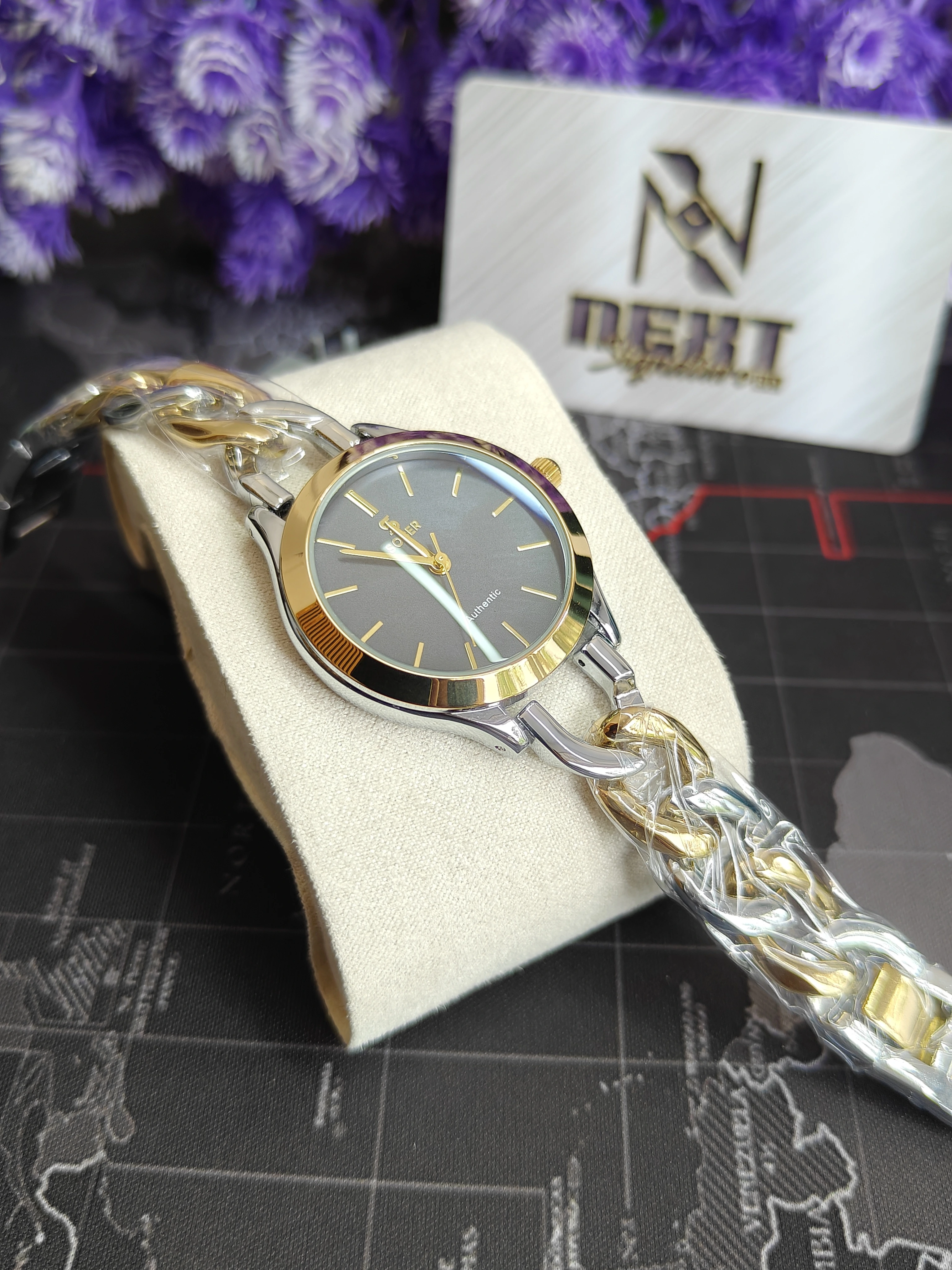 SOBER Classic Gold Dial Women’s Watch – Quartz Analog
