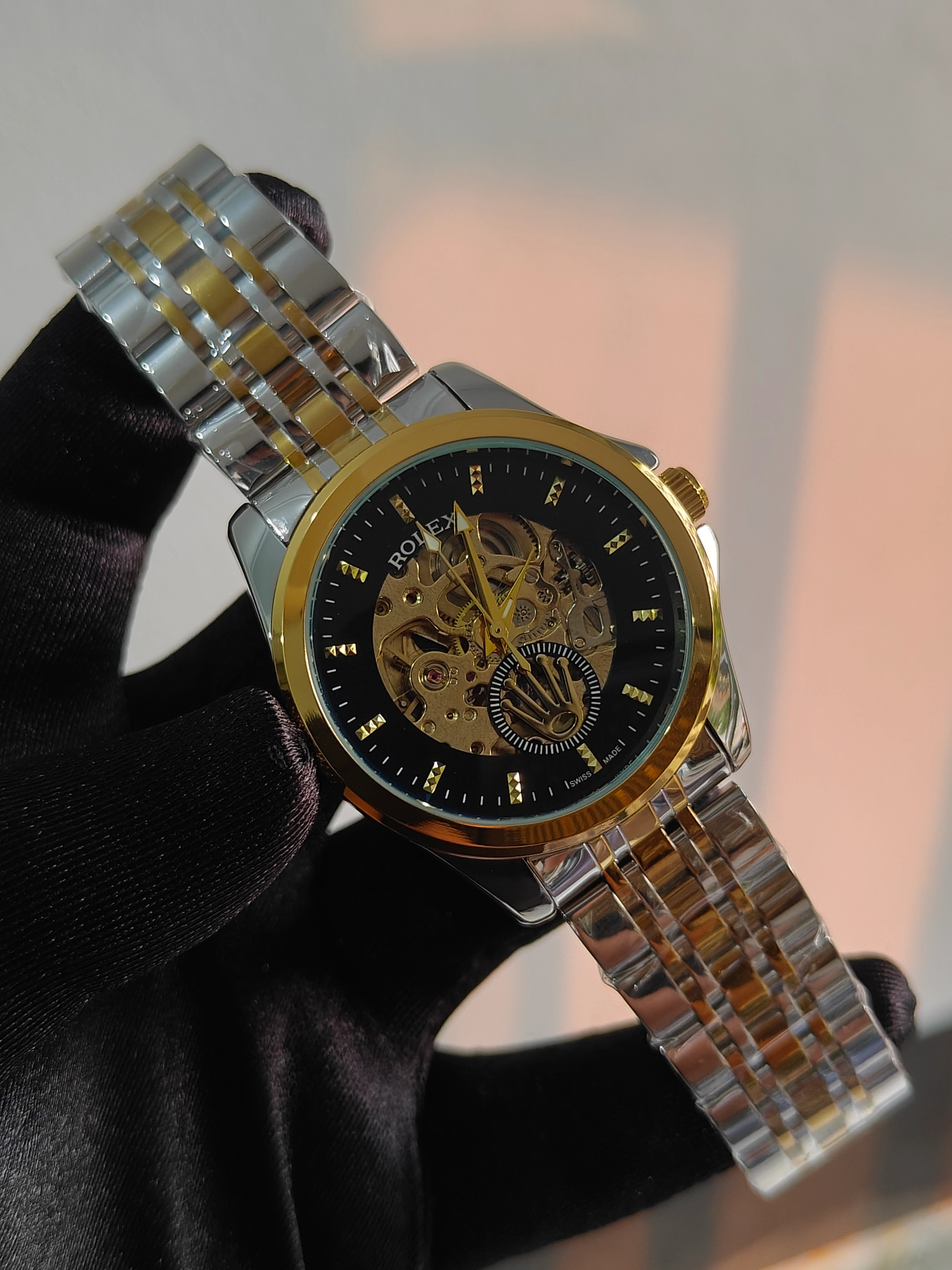 Luxury Rolex Royal Silver Automatic Watch..