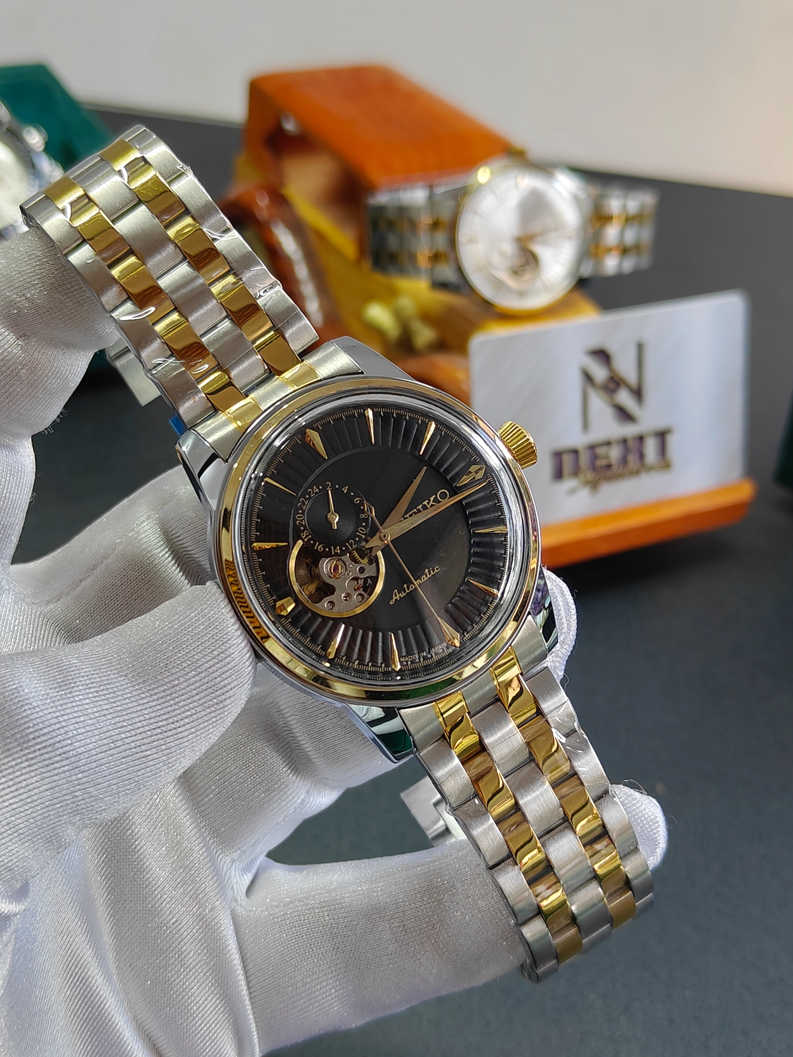 Seiko Presage Cocktail SSA358 Black Dial