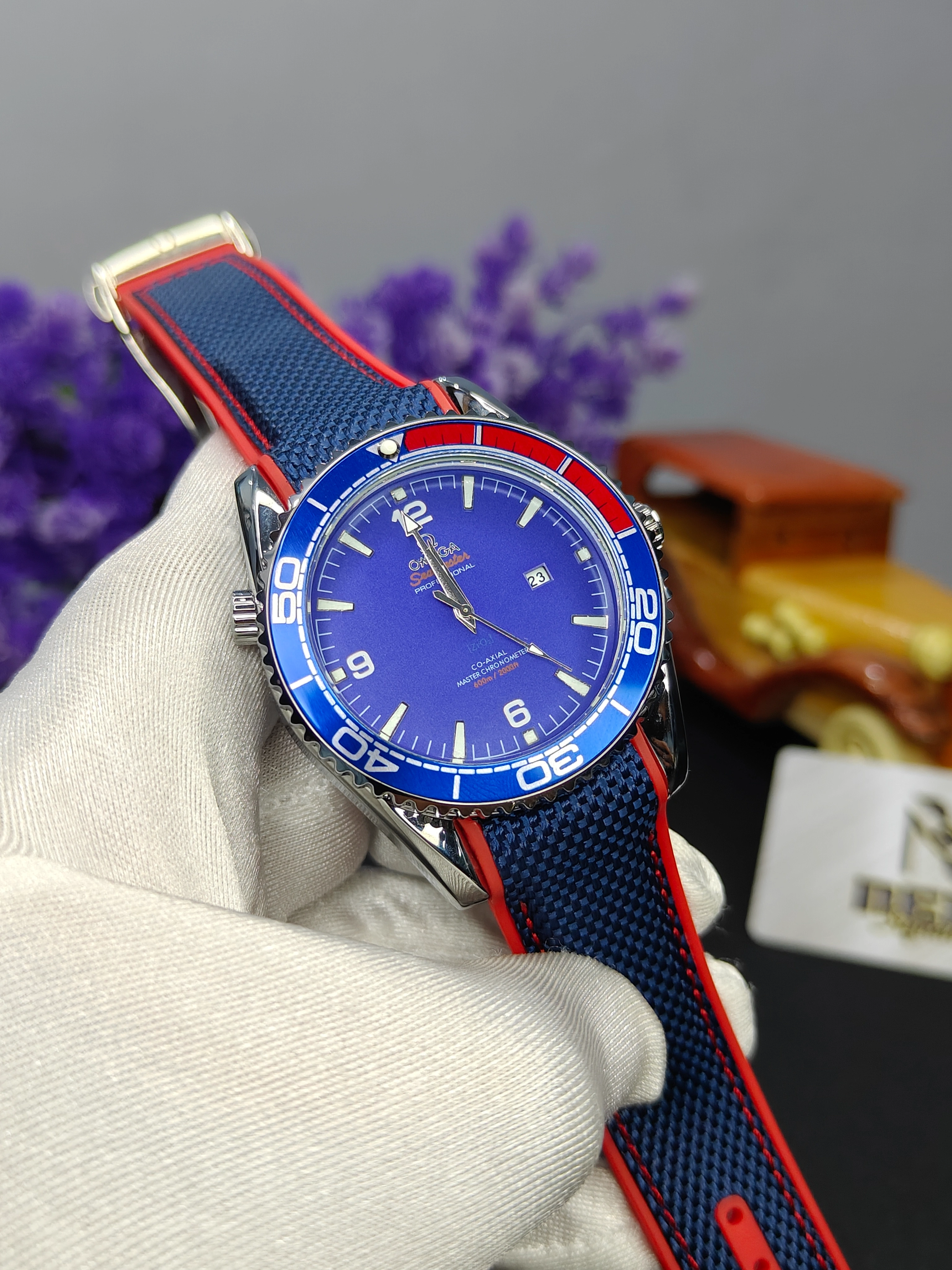 Omega Seamaster Planet Ocean – Blue & Red Edition