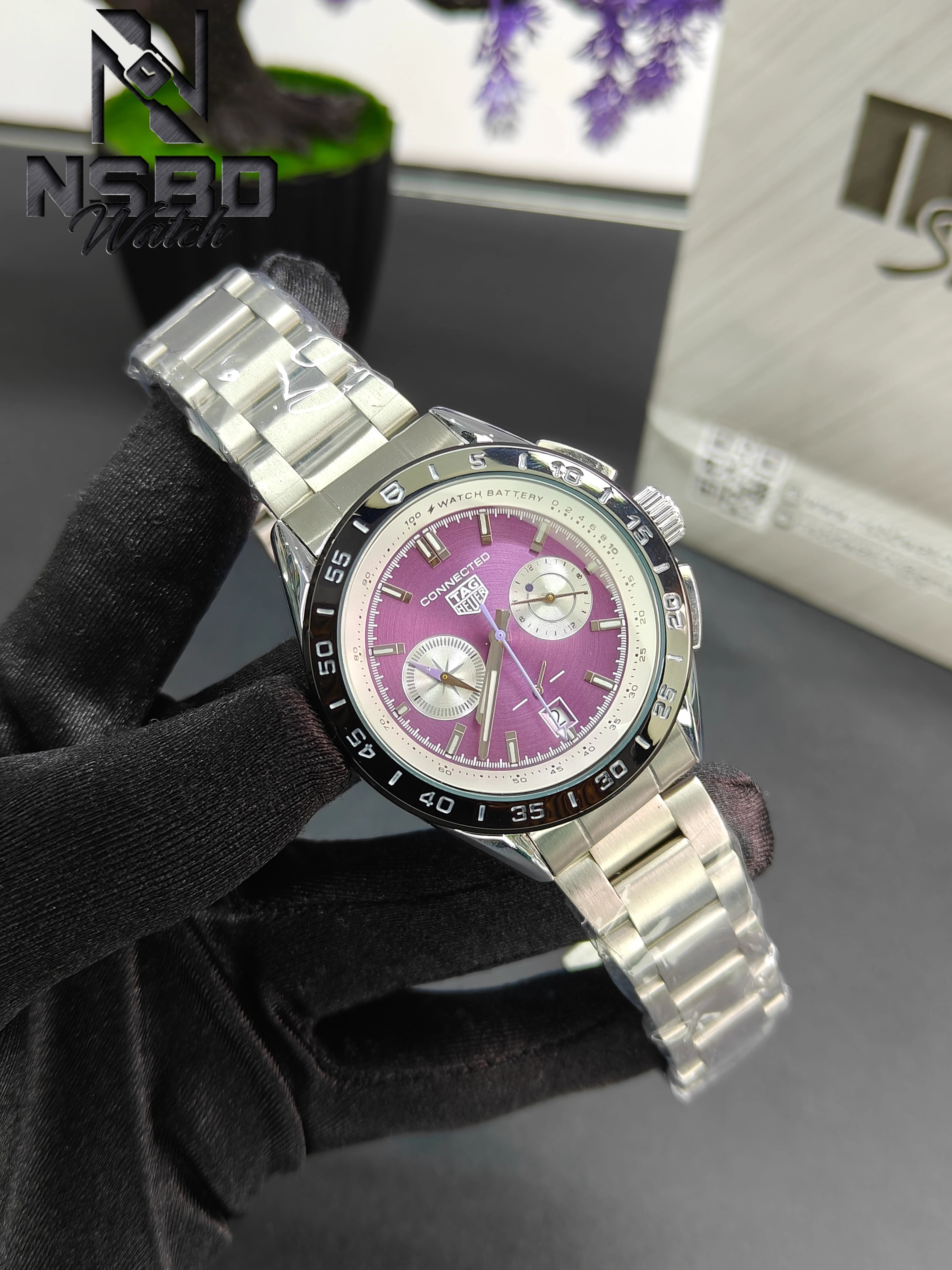 TAG Heuer Connected Style Watch – Purple Dial